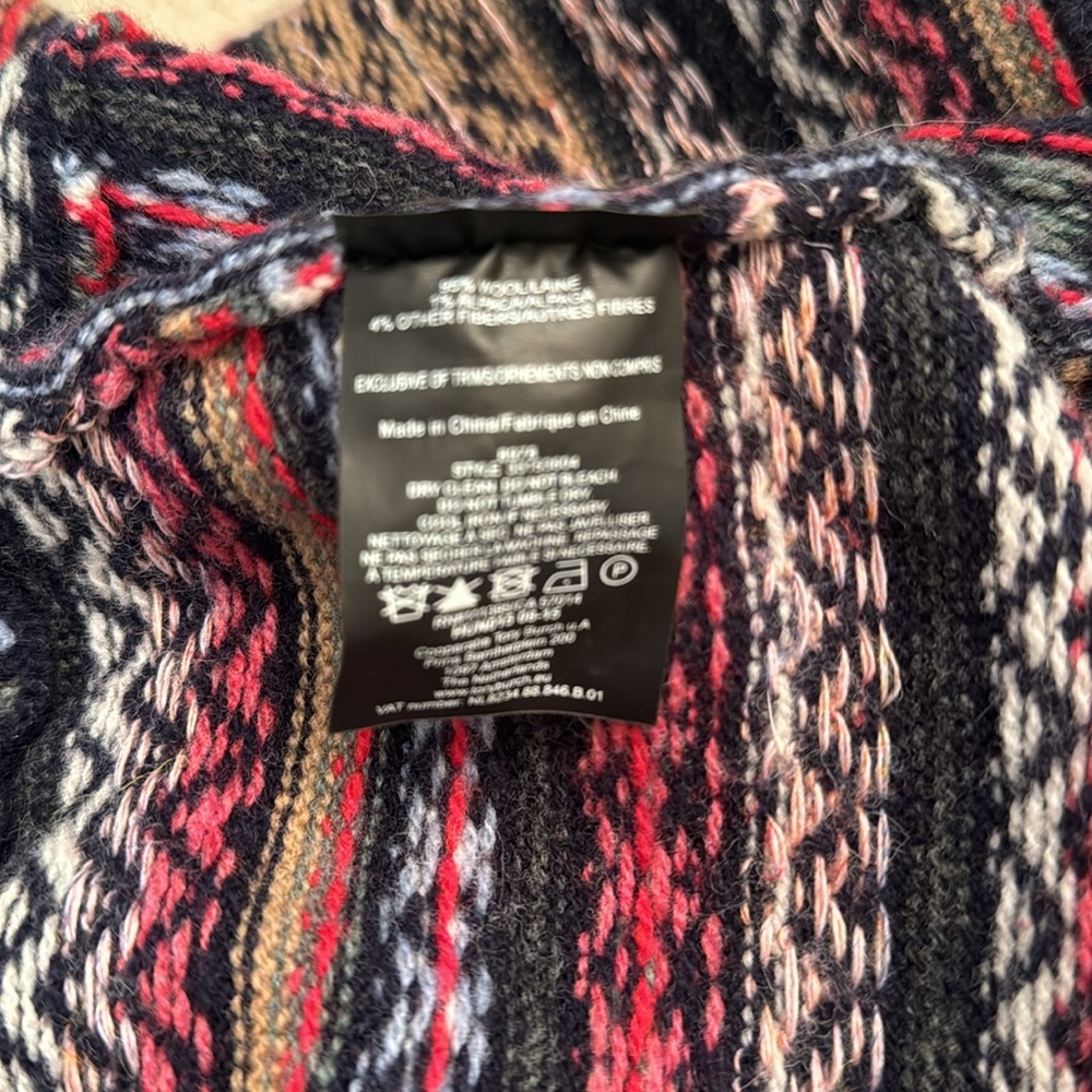 Tory Burch Wool Multi Patterned Sweater - image 3